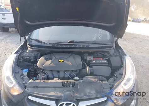 2014 Hyundai Elantra Limited z USA, uszkodzony, nr VIN 5NPDH4AEXEH474060